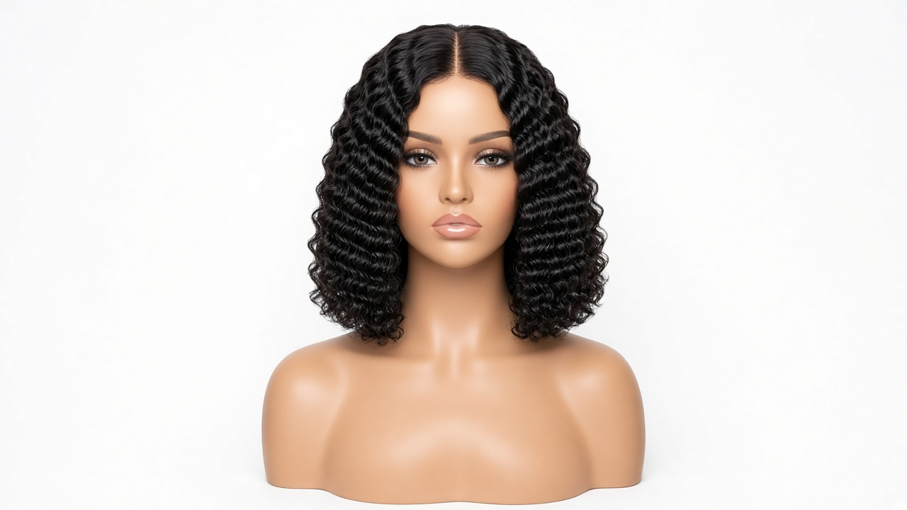 Glueless Deep Wave Bob | 4x4 Closure 200%