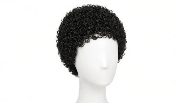 Glueless Jerry Curl Short Pixie Wig