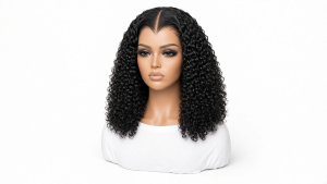 Glueless V-Part Burmese Curly Wig