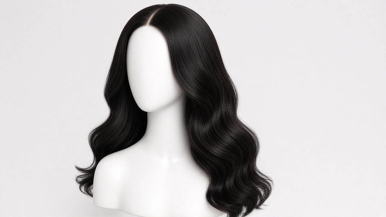 Neyora long 13x4 HD body wave wig — side angle