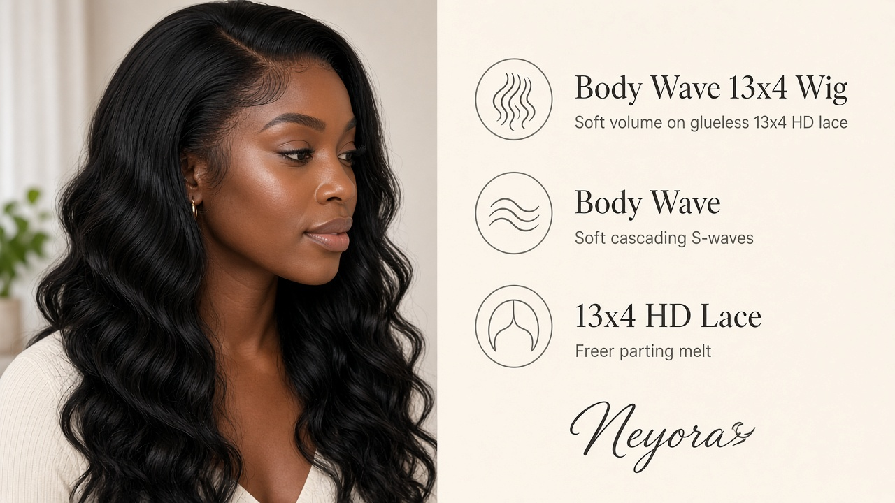 Glueless Body Wave 13x4 Lace Frontal Wig - Image 2