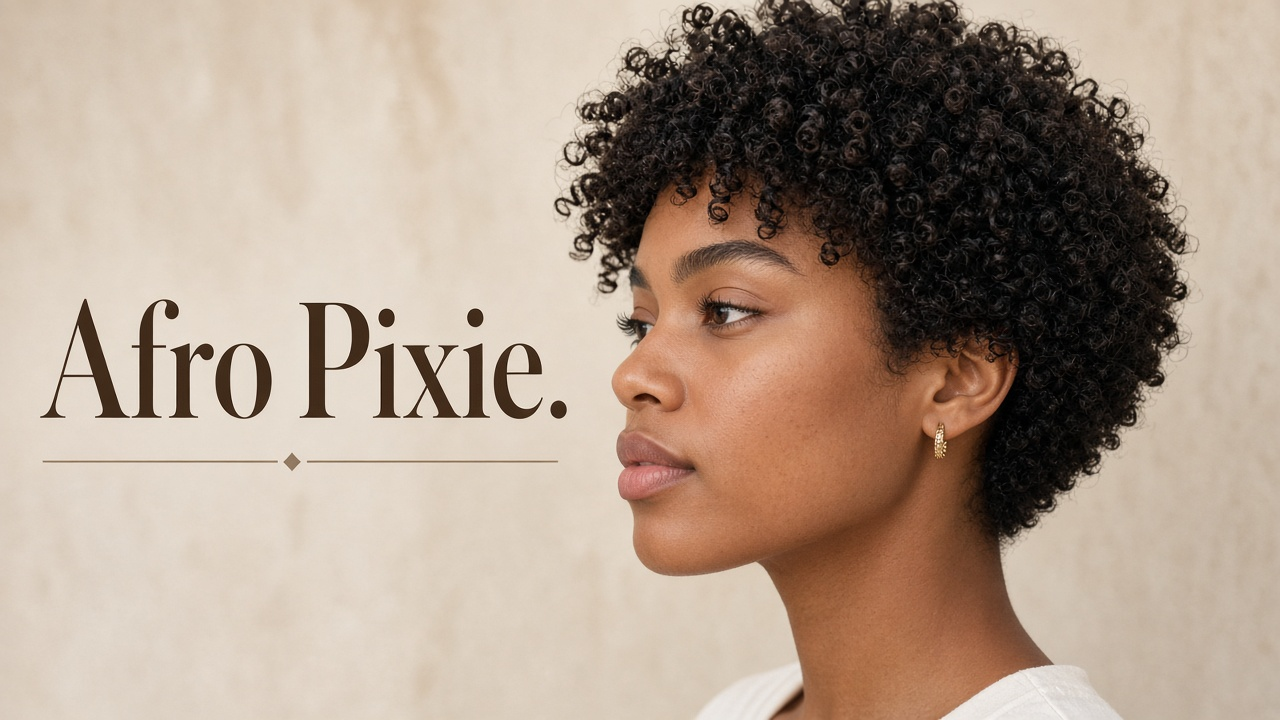 Glueless Afro Kinky Curly Short Pixie | 13x4 - Image 2