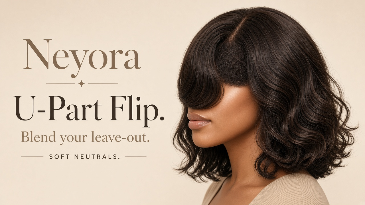 Glueless U-Part Flip-Over Half Wig | Kinky Curly - Image 2