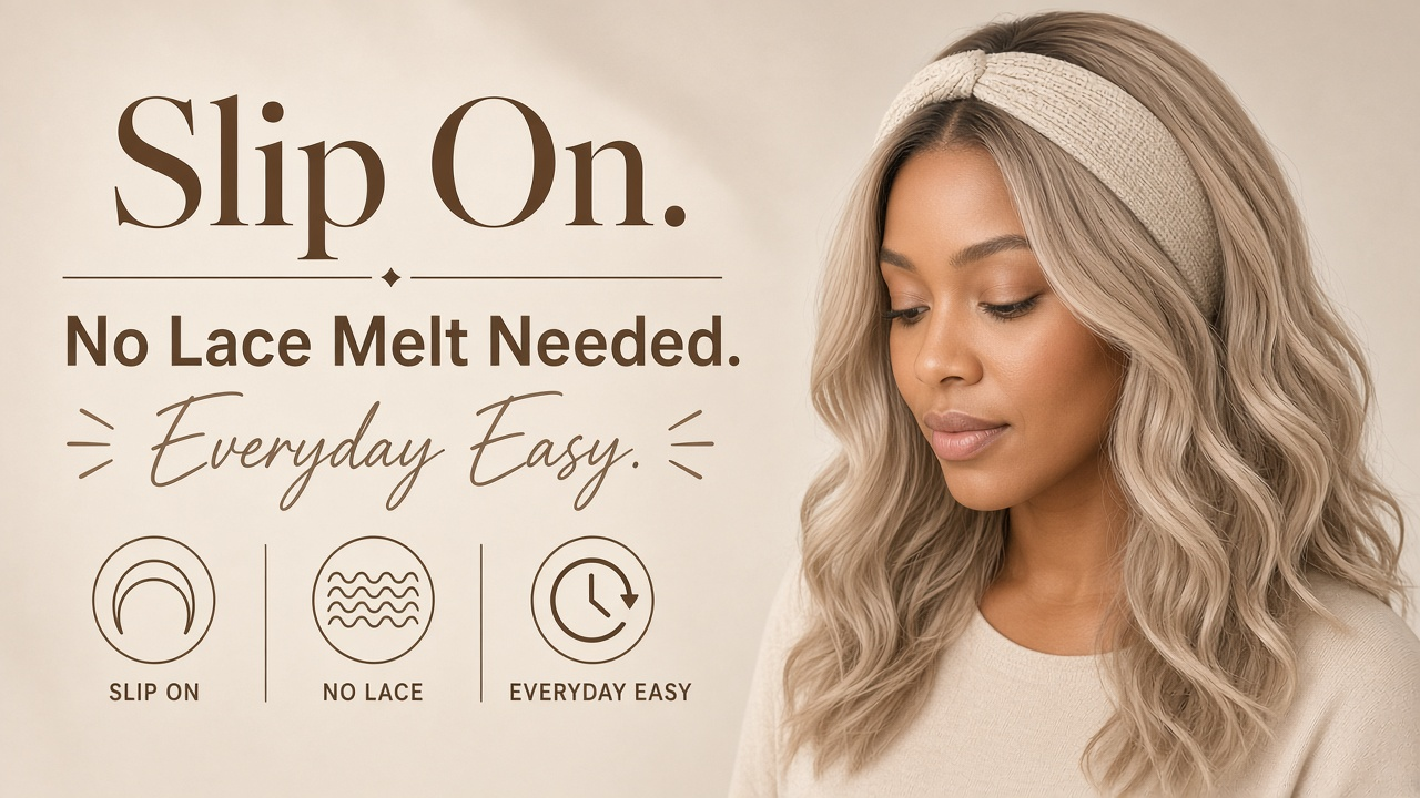 Glueless Headband / Half Wig | Wear & Go - Image 3