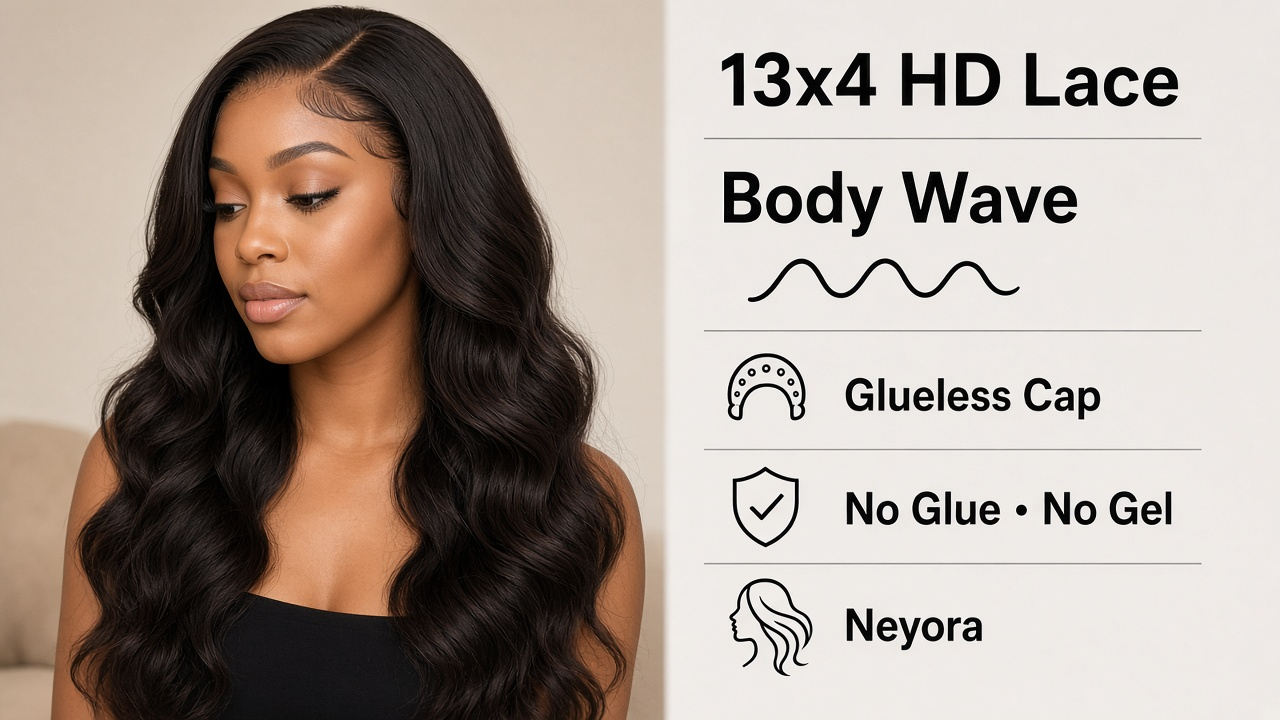 Glueless Body Wave 13x4 Lace Frontal Wig - Image 5