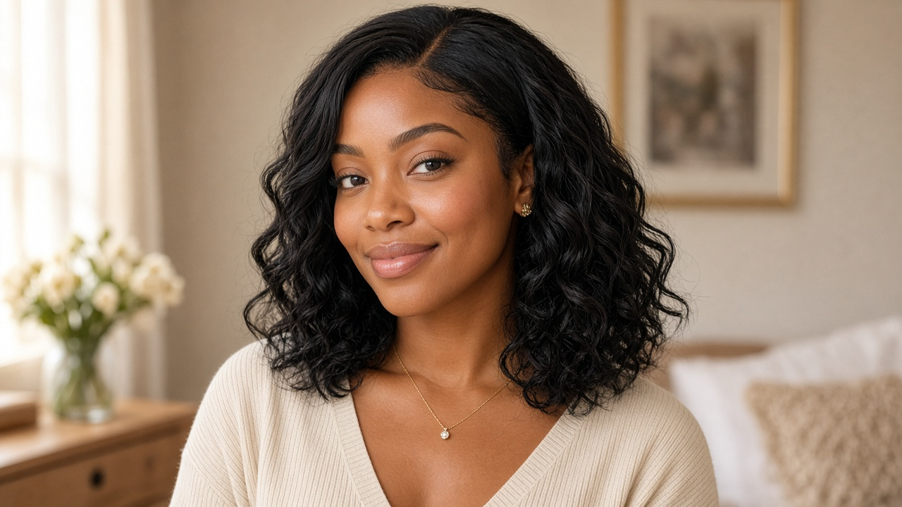 Glueless U-Part Flip-Over Half Wig | Kinky Curly - Image 6