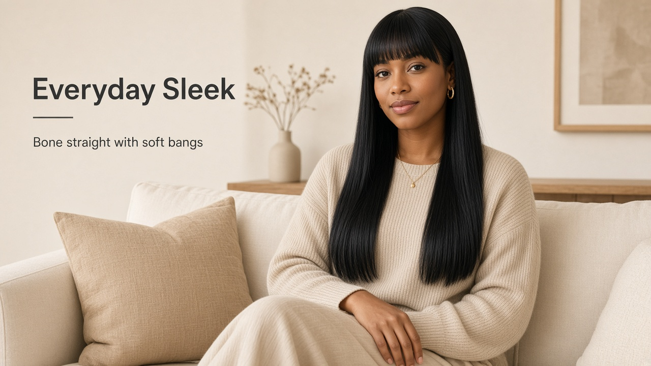 Neyora Bone Straight Bob with Bangs 4x4 — 06-lifestyle-scene