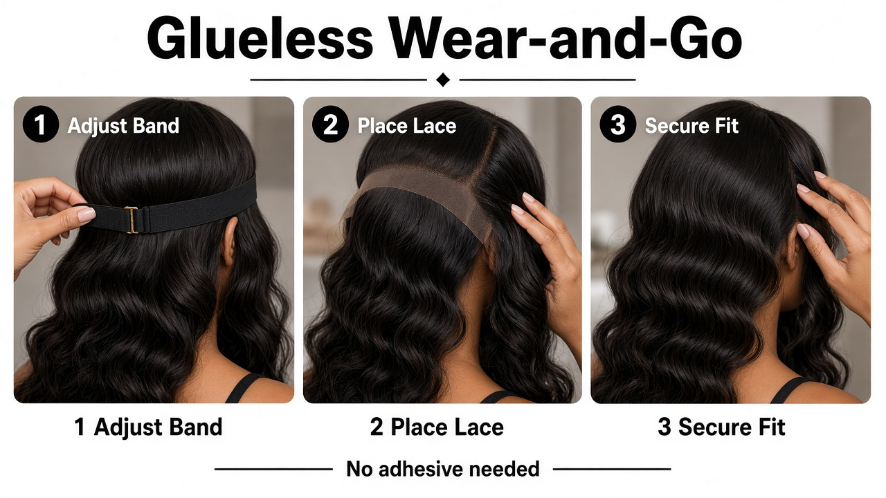 Glueless Body Wave 13x4 Lace Frontal Wig - Image 7