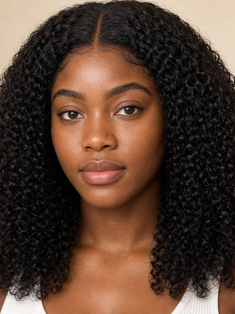 Glueless Raw Burmese Curly | 9×6 M-Cap Wear-Go