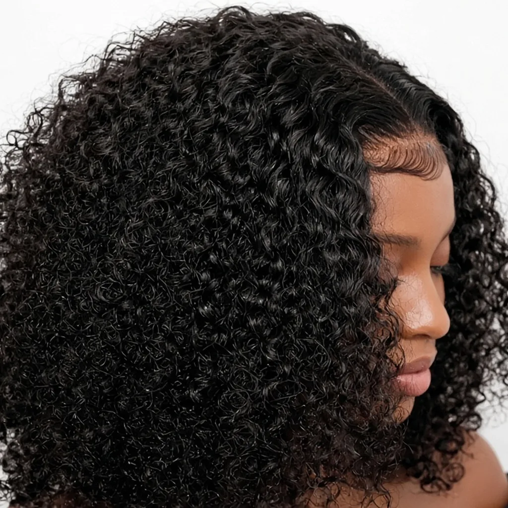 Glueless Raw Burmese Curly | 9×6 M-Cap Wear-Go - Image 2