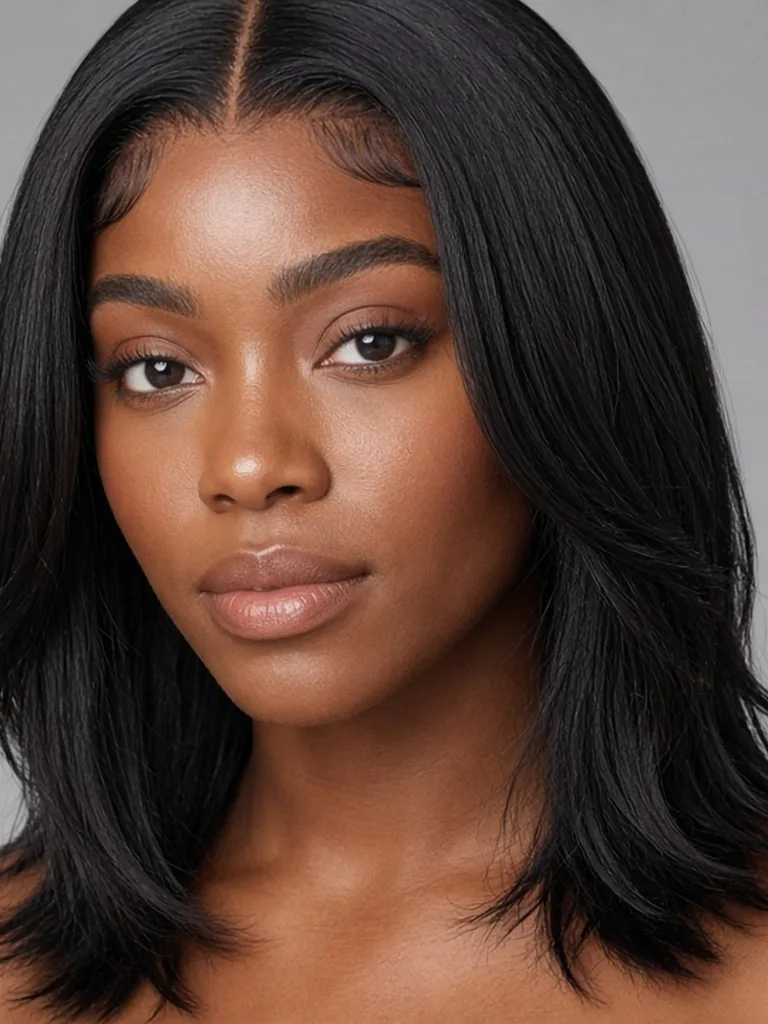 Glueless Yaki Straight Layer Cut | 9×6 T-Part Wear-Go