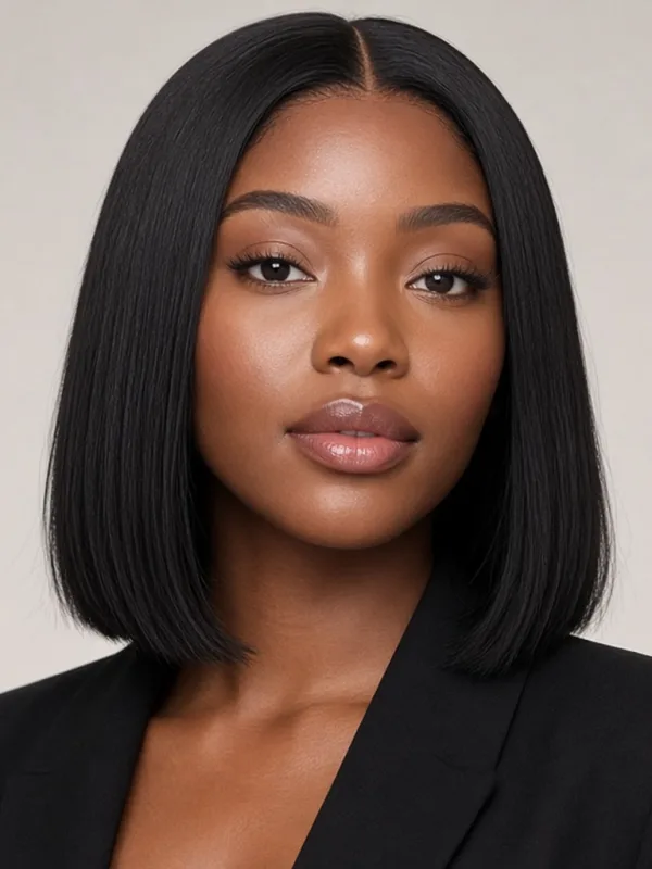 Glueless Bone Straight Bob | 13×4 Human Hair (China Direct)