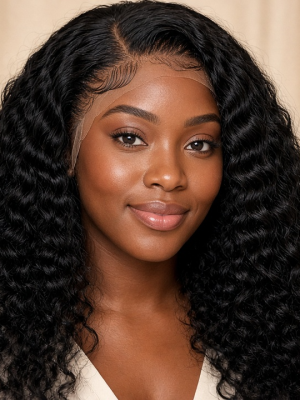 Neyora Deep Wave 13x6 — model wearing