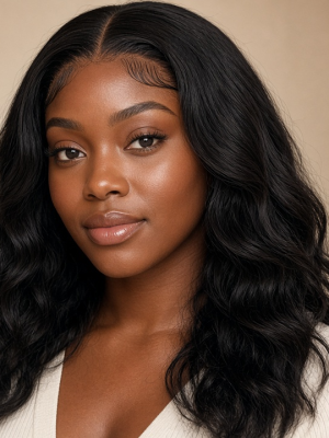 Neyora 13x4 HD Lace Front — model wearing