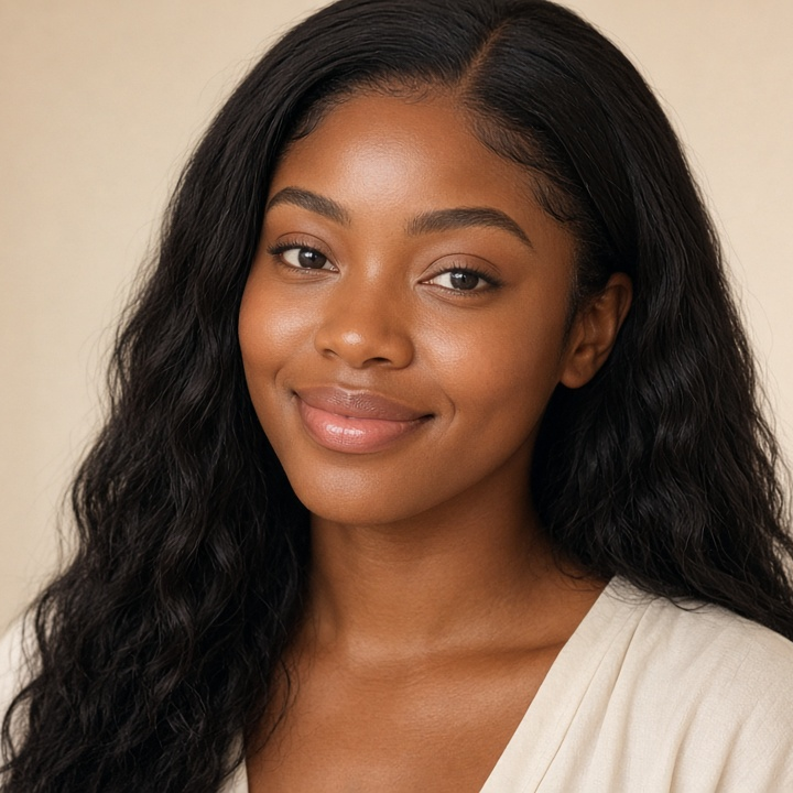 Neyora Cuticle-Aligned Raw — model wearing