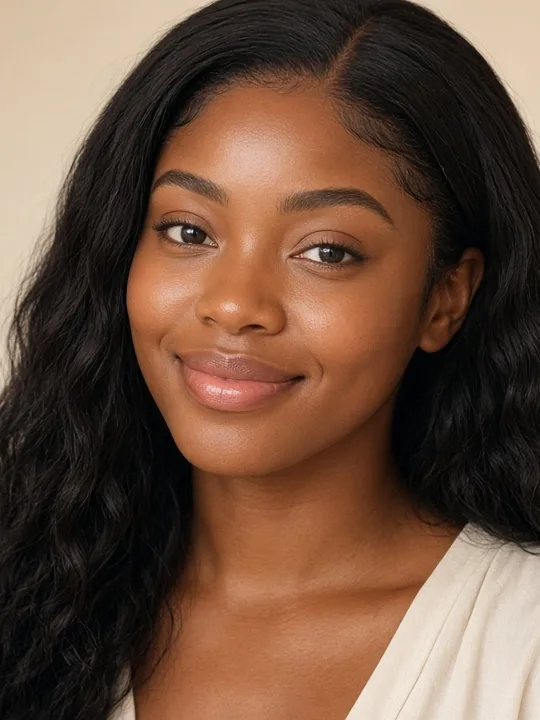 Cuticle-Aligned Raw Human Hair Glueless Wig