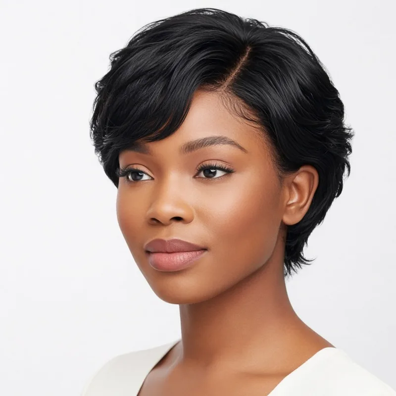 Glueless Pixie Cut 13x4 | 13×4 Human Hair (China Direct) - Image 2